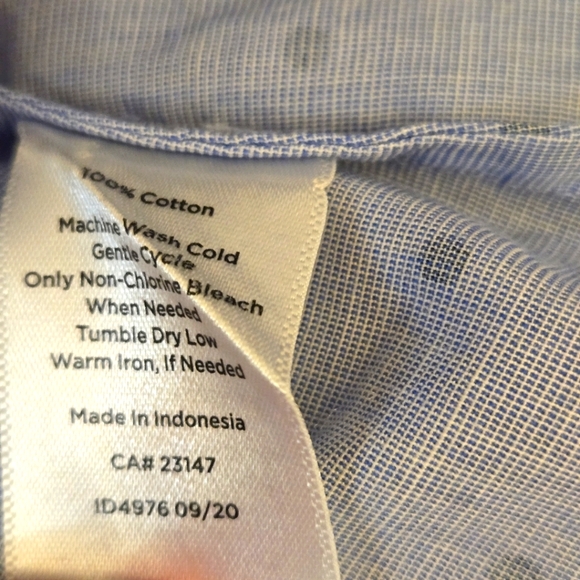 Talbots Cotton Feminine Popover-Dot Top Feminine Cottage Preppy Core Size: XL/P - Picture 10 of 12